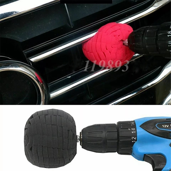 Phớt đánh bóng ❤️FREESHIP❤️ Đầu đánh bóng xe ô tô gắn máy khoan - Mút đánh bóng xe hơi