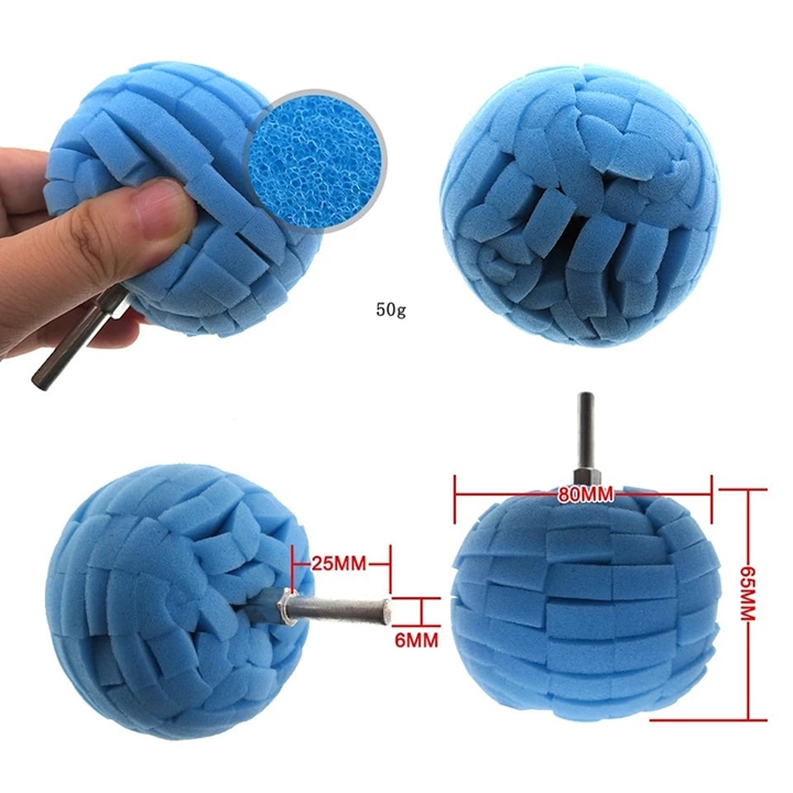 Phớt đánh bóng ❤️FREESHIP❤️ Đầu đánh bóng xe ô tô gắn máy khoan - Mút đánh bóng xe hơi