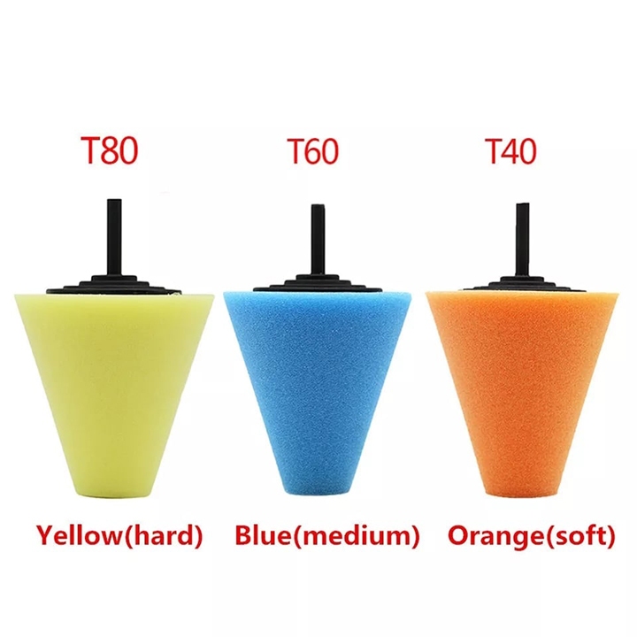 Phớt đánh bóng ❤️FREESHIP❤️ Đầu đánh bóng xe ô tô gắn máy khoan - Mút đánh bóng xe hơi