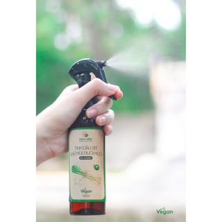 Tinh dầu Xịt Khử Mùi, Đuổi Muỗi Sả Chanh - Hoa Nén - Vegan - An toàn sức khoẻ - 200ml