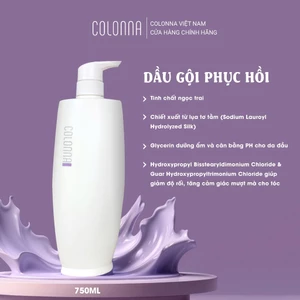 Bộ gội xả Colonna Moisturizing care dành cho tóc nối, tóc hư tổn nặng da đầu thường dung tích 1500ml