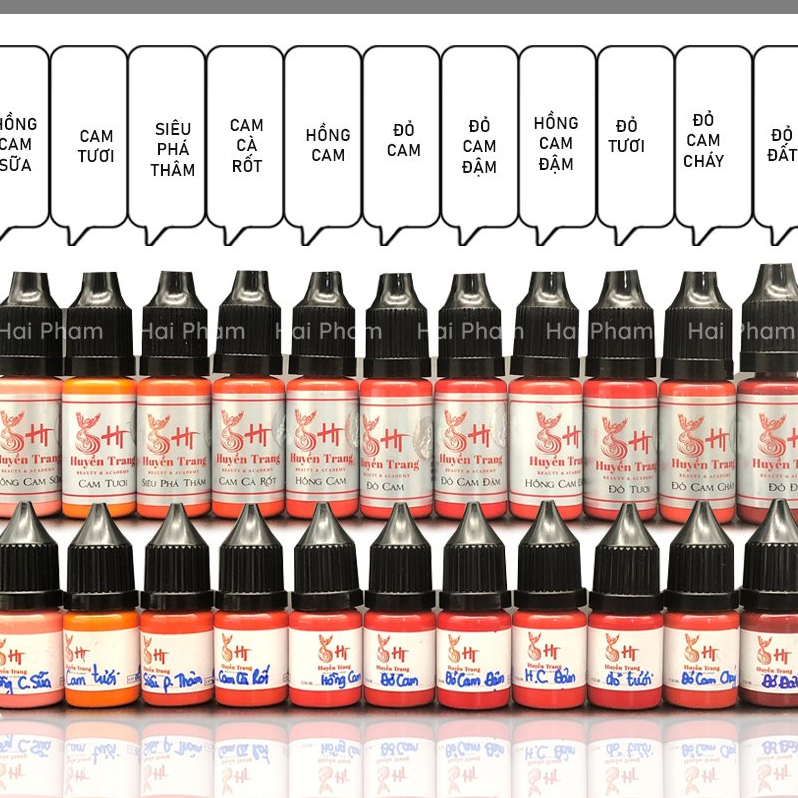 Mực HT - Huyền Trang Siêu Phá Thâm, Bong Đậm