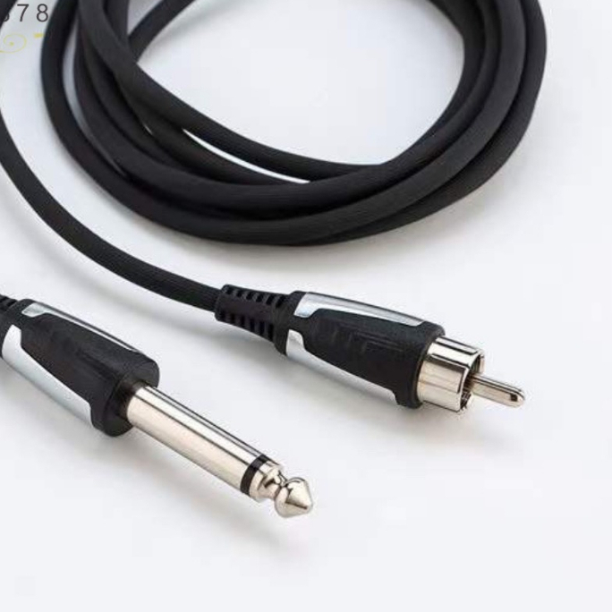 Dây EZ loại xịn chuôi RCA - Dây nguồn máy phun xăm