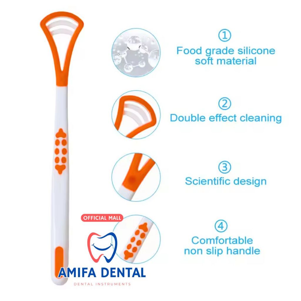 Cây Cạo Lưỡi 3 Lớp Giảm Hôi Miệng, Dụng Cụ Cạo Lưỡi, Dụng Cụ Làm Sạch Lưỡi, Cây Rơ Lưỡi