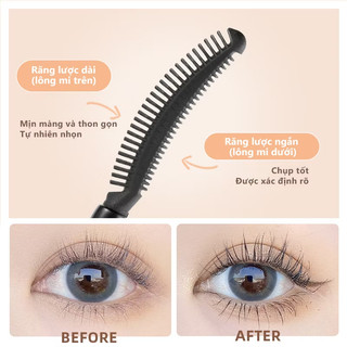 [ HÀNG MỚI VỀ ] Mascara Ukiss chống thấm nước lâu trôi đầu cọ mảnh chuốt dài và cong mi dành cho makeup chuyên nghiệp