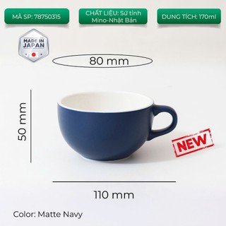 New 2024 Ly sứ Origami Cappuccino Bowl 170ml uống trà cà phê