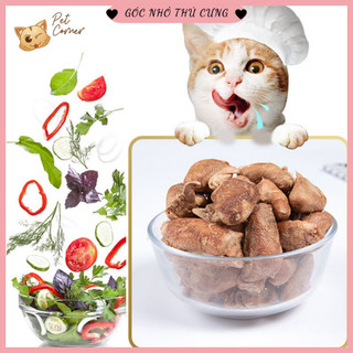 Tim gà sấy khô dành cho thú cưng