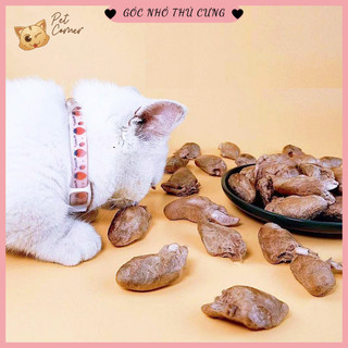 Tim gà sấy khô dành cho thú cưng