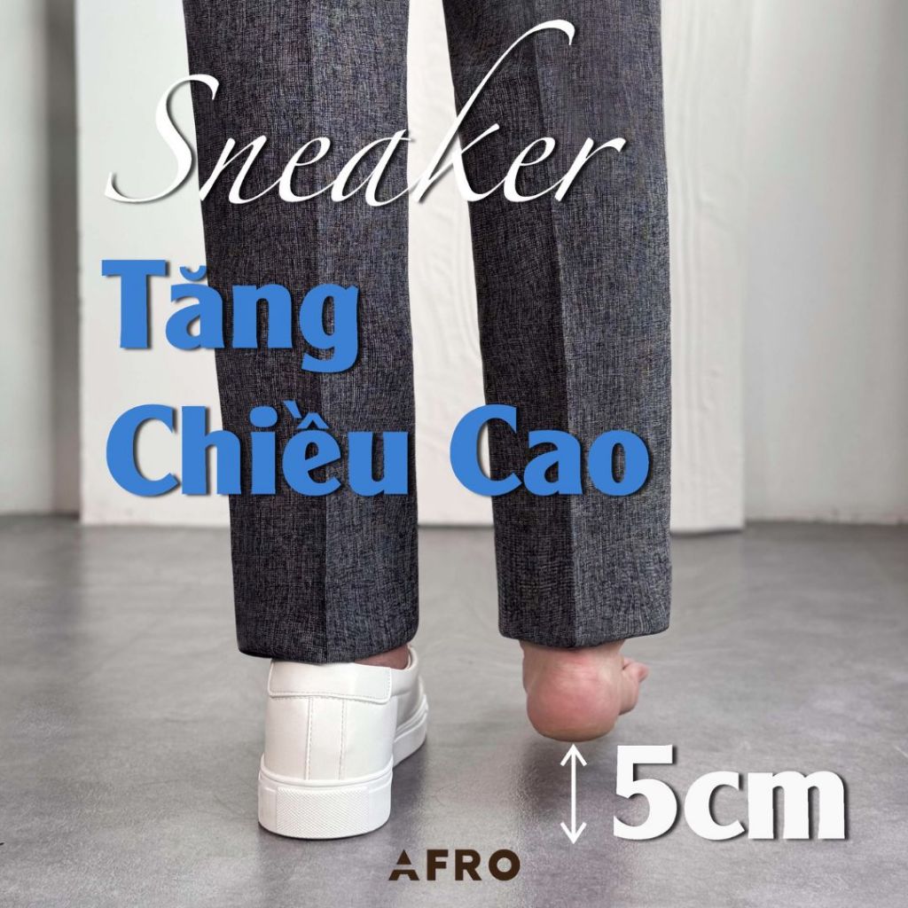 Giày sneakers nam nâng chiều cao 5cm Hàn Quốc 9517