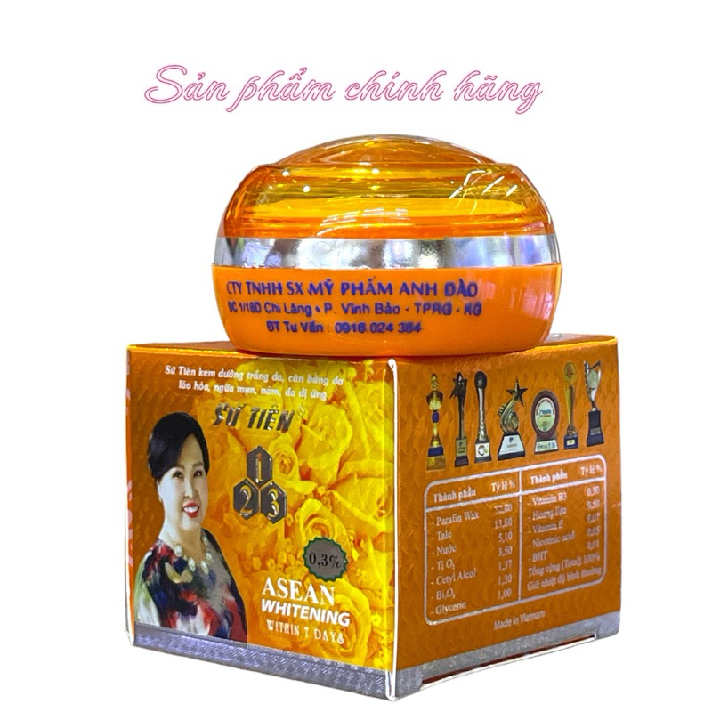 Kem Sứ Tiên Màu Cam Chính Hãng