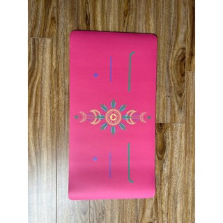 Thảm tập yoga mini, đệm pad xơ dừa siêu bám Clover dày 5mm