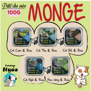 Pate cho mèo Monge 100g - pate Ý - pate cao cấp giành cho Mèo __