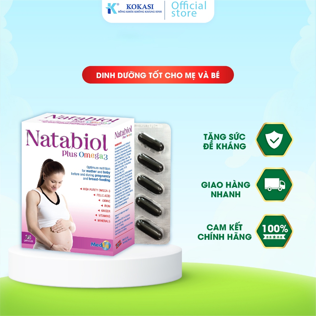 Vitamin Tổng Hợp Cho Bà Bầu Natabiol Plus, Bổ Sung DHA Cho Bà Bầu và ...