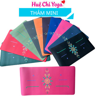 Thảm tập yoga mini, đệm pad xơ dừa siêu bám Clover dày 5mm