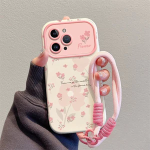 Ốp lưng iphone Ốp Điện Thoại hoa nhí kèm dây Dành Cho iphone13promax/12/Xs/11/7/8/Plus/Mini/ProMax xx1084