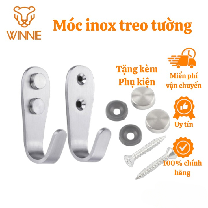Móc treo tường inox tiện lợi - Móc treo tủ áo quần - Móc treo | Shopee ...