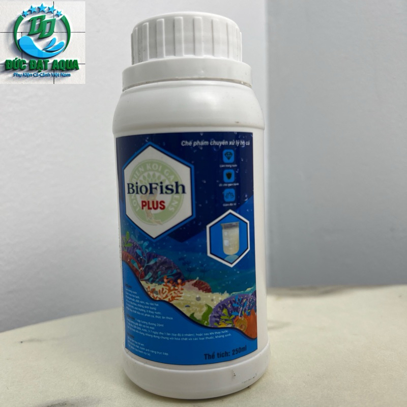 BIOFISH KOI- Chai Vi Sinh làm trong nước bể cá thể tích 1000ml và 250ml 3