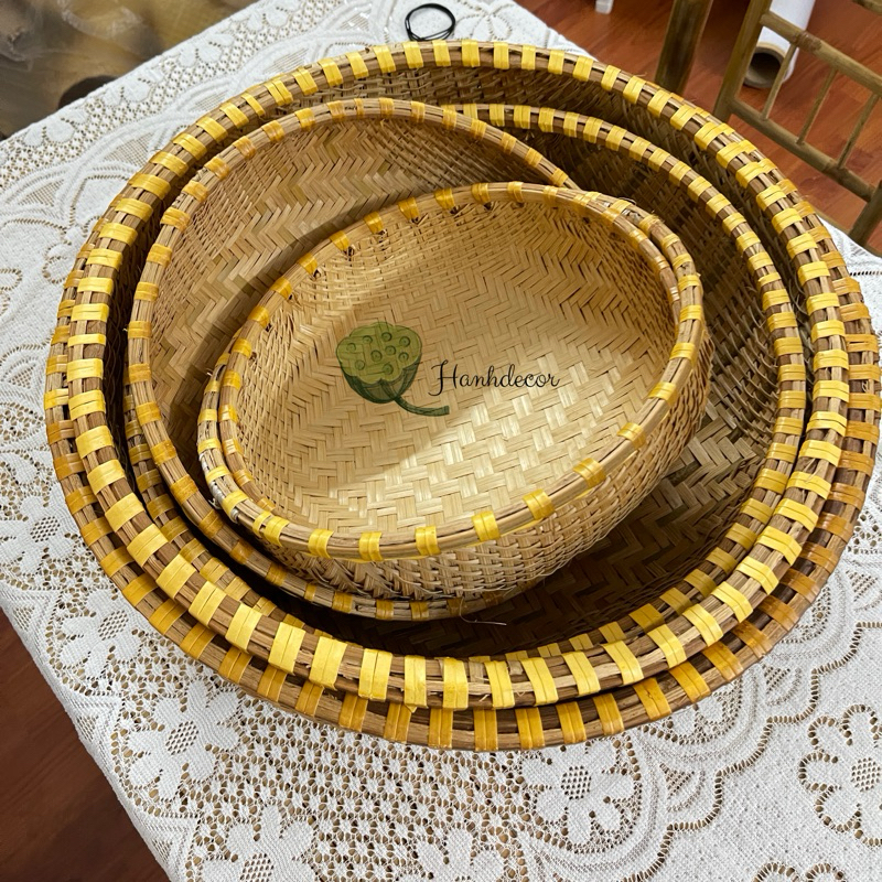 Thúng tre nâu đựng thóc gạo cám , Thúng to hun khói đủ các size kích ...