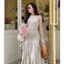 : Váy Maxi Sát Nách Dáng Đuôi Cá Màu Be Đẹp, May 2 Lớp Cẩn Thận Tôn Dáng Đi Biển, Đi Du Lịch, Đi Chơi Đều Xinh