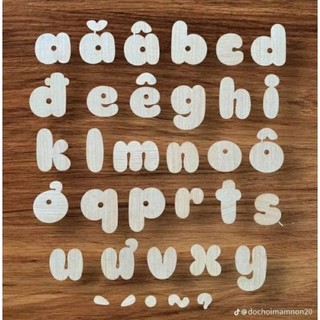Khuôn chữ béo tiện dụng để cắt chữ trang trí