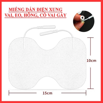 Miếng dán điện xung Lớn dùng cho máy Massage, trị liệu vùng Eo, Lưng, Đầu Gối dùng cho các loại máy VLTL điện xung