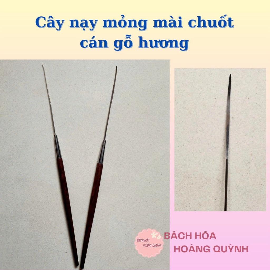 Cây báy lấy ráy tai, cây bẫy ráy tai, cây nạy ráy tai mỏng đã mài chuốt ...