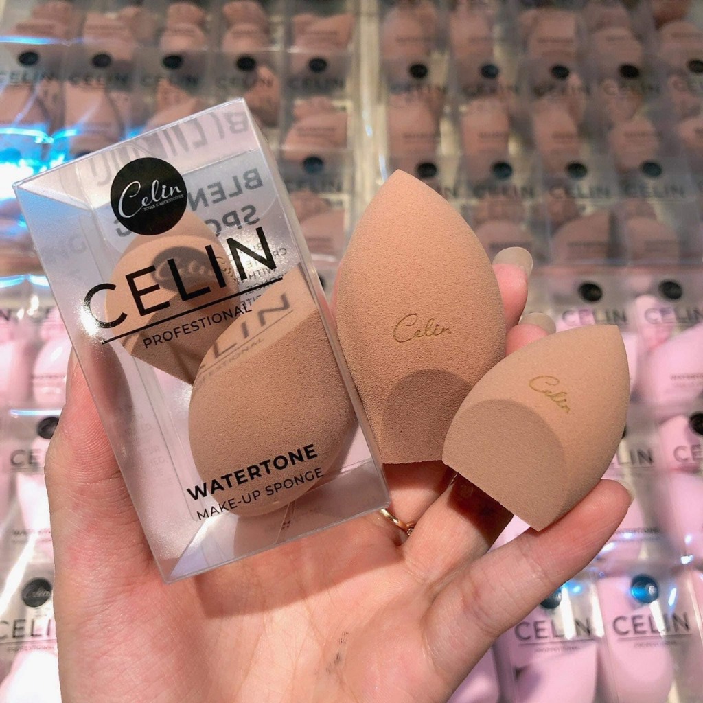 {Mút Celin mới vỏ Hộp vuông} Mút Tán Nền Celin Watertone Mẫu Mới Mềm Mịn  Đàn Hồi Cao
