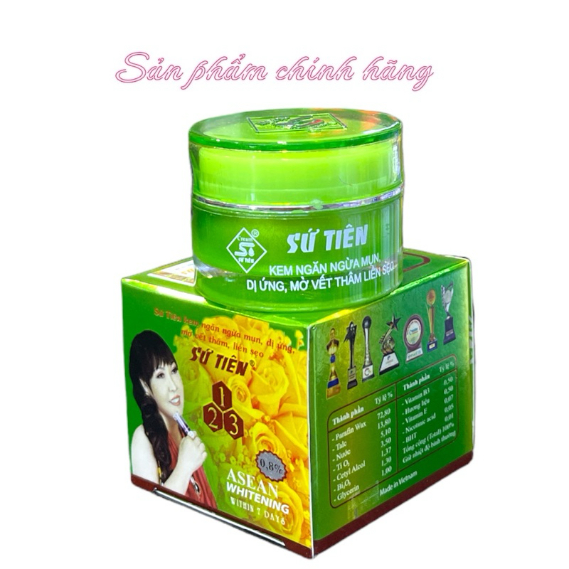 Kem Sứ Tiên Màu Xanh Lá Chính Hãng