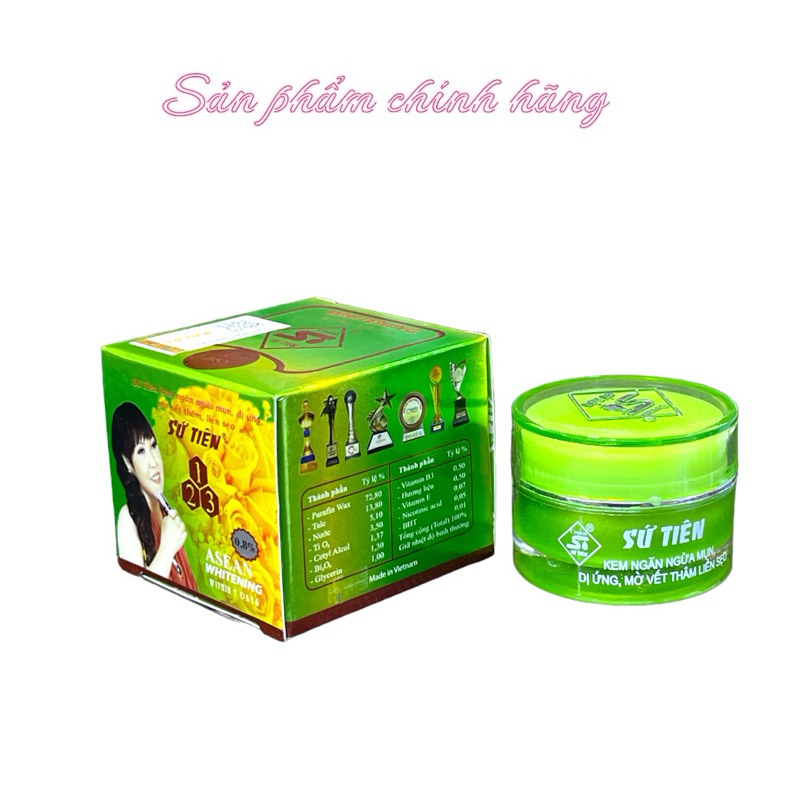 Kem Sứ Tiên Màu Xanh Lá Chính Hãng