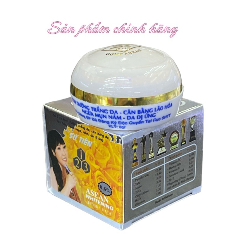 Kem Sứ Tiên Màu Trắng Chính Hãng