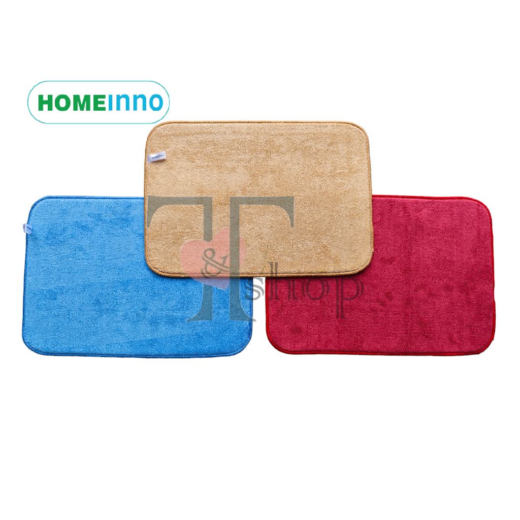 Thảm Lau Chân, Thảm Chùi Chân 2 Mặt Mịn Microfiber Siêu Thấm Hút Homeinno Nhiều Kích Thước