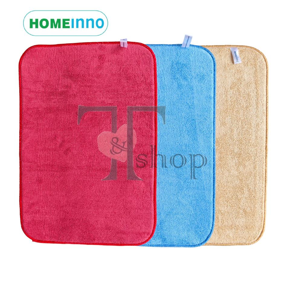 Thảm Lau Chân, Thảm Chùi Chân 2 Mặt Mịn Microfiber Siêu Thấm Hút Homeinno Nhiều Kích Thước