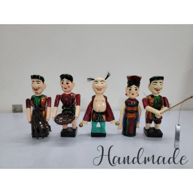 Rối gỗ múa nước dân gian Việt Nam cỡ 16 cm - quà tặng ý nghĩa - water ...