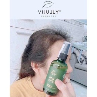 BỘ ĐÔI GIẢM RỤNG TÓC MỌC TÓC - Dầu gội bưởi kích mọc tóc Vijully 280ml + Nước xịt dưỡng tóc tinh dầu bưởi Vijully 100ml