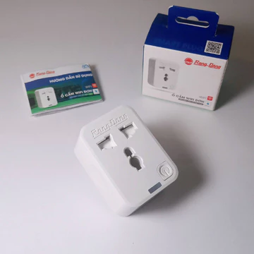 Ổ Cắm Thông Minh Wifi 16A - Ổ Cắm Wifi Rạng Đông 3500W - Chức Năng Hẹn Giờ, Điều Khiển Từ Xa - Bảo Hành 1 Năm