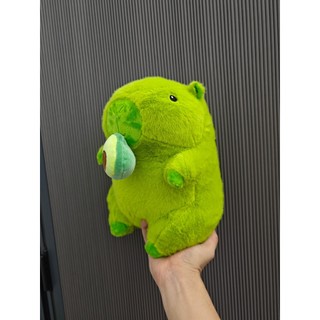Capybara Màu Xanh Lá Gấu Bông Capybara Xanh Bơ Mottor Kéo Rút Chậm Capybara Xanh Lá Chất Liệu Vải Lông Cao Cấp