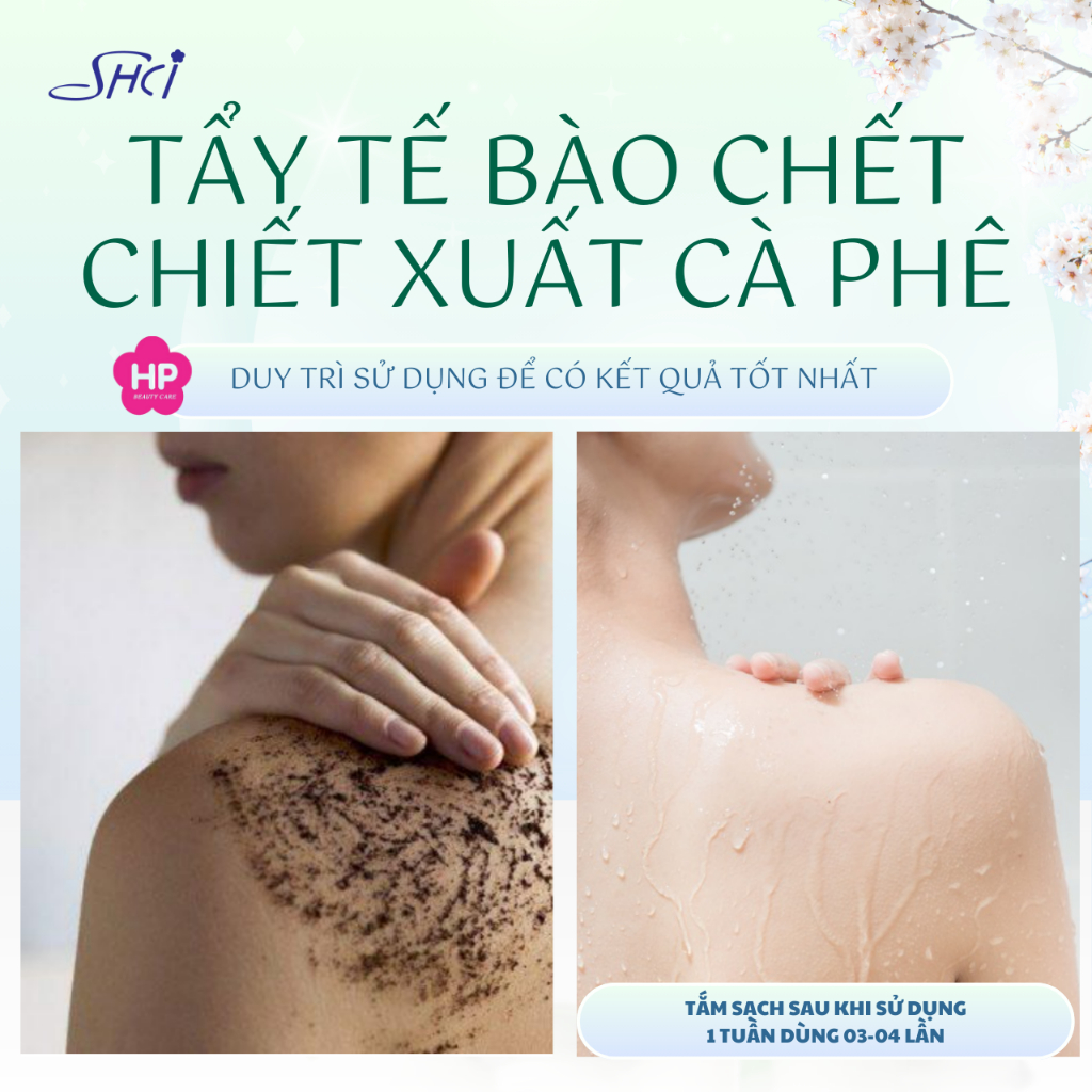 Tẩy Da Chết Toàn Thân Giúp Dưỡng Da Trắng Mịn Từ Cà Phê SHCI Coffee Body Polish (160G)