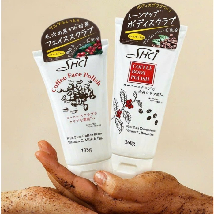 Tẩy Da Chết Toàn Thân Giúp Dưỡng Da Trắng Mịn Từ Cà Phê SHCI Coffee Body Polish (160G)