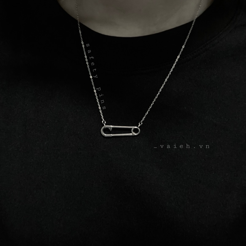 [Ảnh thật] Vòng safety pins TRƠN KHÔNG GỈ handmade | Shopee Việt Nam