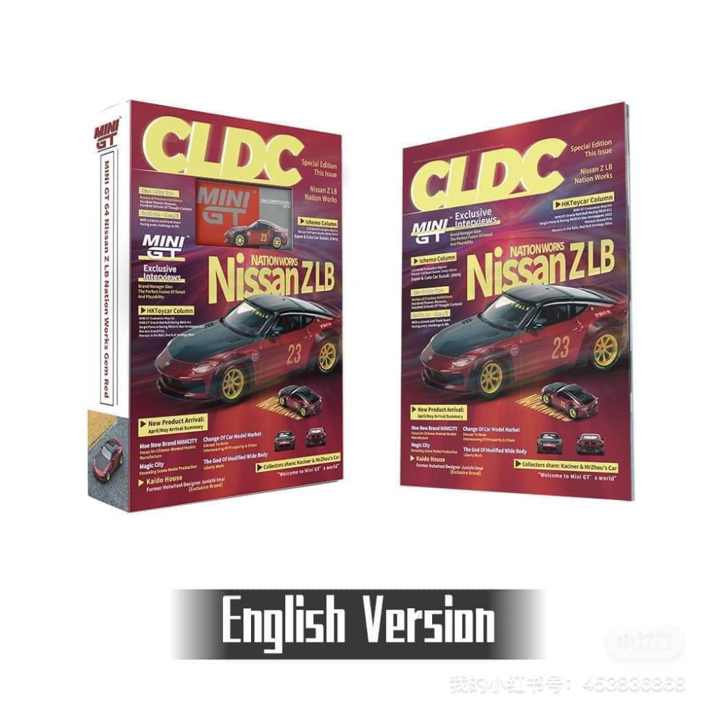 MÔ HÌNH 1:64 MINI GT x CLDC - Nissan Z LB★Natlon Works Gem Red (English ...