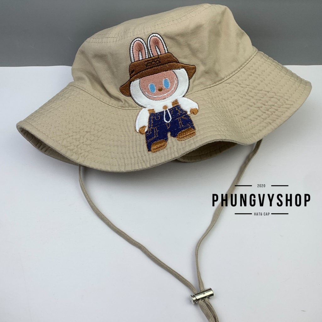 Mũ bucket tai bèo vành unisex nam nữ phungvyshop nón BO lớn / LA BU. DÂY CỘT DÀI /