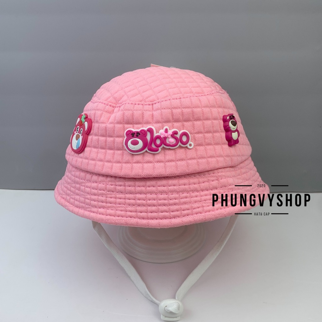 Bé 1- 2 Tuổi/Vđ 51cm_Mũ cụp bucket tai bèo vành gái trẻ em phungvyshop-nón / Bo nhỡ SỤP TRẦN /