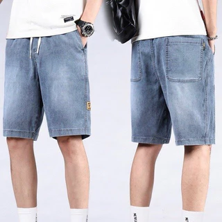 Quần Short Nam Cao Cấp Chất Liệu Jean Co Giãn Nhẹ Phong Cách Thời Trang