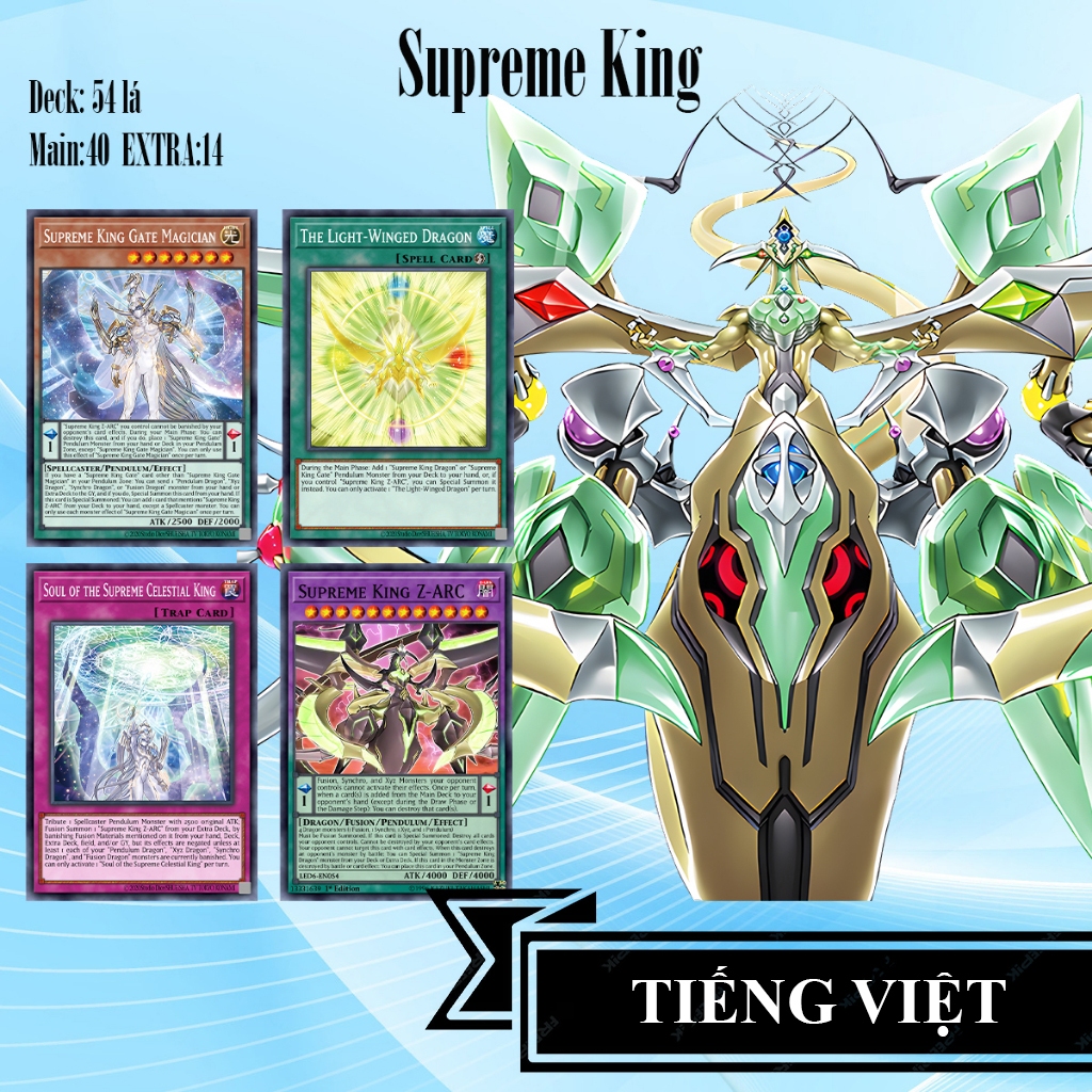 TING VIT ] Bi YuGiOh - B 54 l bi Supreme King - Supreme King Deck -  Card Game VN Gi R | Shopee Vit Nam