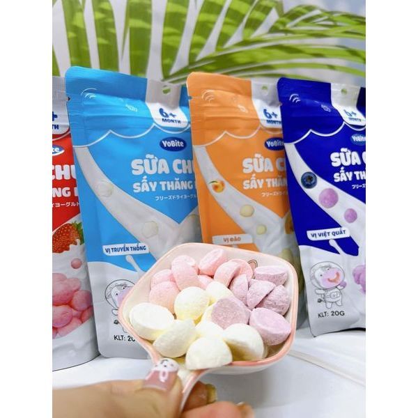 Sữa chua khô cho bé hoa quả phô mai Bebedang / Samto sấy lạnh Hàn Quốc ăn dặm 6m+