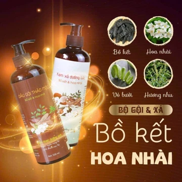 Dầu gội bồ kết, dầu gội bồ kết hoa nhài thảo dược kích mọc tóc, ngăn ngừa gãy rụng,kích mọc tóc