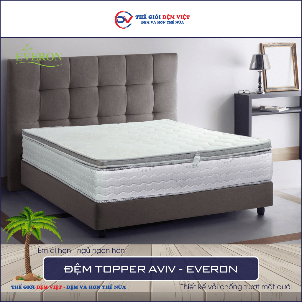 ĐỆM TOPPER AVIV EVERON - NỆM TOPPER - TẤM TĂNG TIỆN NGHI LÀM MỀM ĐỆM ...