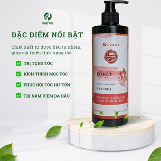 Dầu Gội Bưởi Bồ Kết Dược Liệu - Sạch Gàu, Ngăn Rụng Tóc, Mọc Tóc, Phục Hồi Tóc 500ml