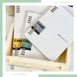 SỔ CÒNG SẮT BINDER CAMP A5/B5 BASIC 4 MÀU giấy kẻ ngang 4 BÌA + 112 TRANG_Joy office