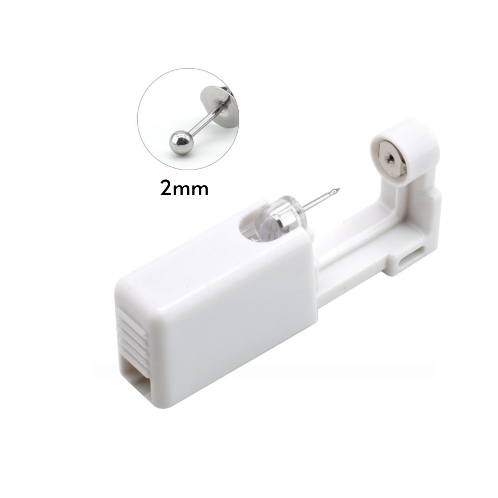 Bấm lỗ tai, dụng cụ bấm khuyên tai tại nhà dùng 1 lần cho nam và nữ ( tặng kèm bông tẩm cồn )